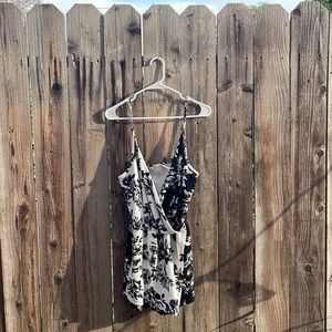 Urban Outfitters Black and White Romper